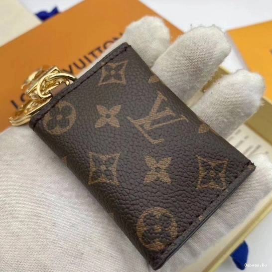 AND KIRIGAMI POUCH HOLDER VUITTON KEY LOUIS BAG CHARM 0329